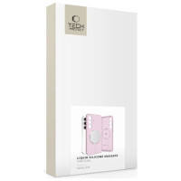 Tech-Protect Liquid Silicone MagSafe Case for Samsung Galaxy S25 - Pink