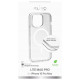 Puro Cover in TPU+PC "LITE MAG" with Magsafe for iPhone 16E, transparent