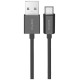 Puro 12W TPE USB-A - microUSB 2m Cable - Black