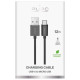 Puro TPE 12W USB-A - microUSB 1m Cable - Black