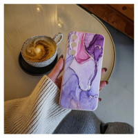 Tech-Protect Icon Case for Samsung Galaxy A36 5G - Marble - Pink