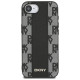 Dkny Leather Checkered Mono Pattern MagSafe iPhone 16e Case - Black