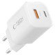 Tech-Protect NCM33W 2-port PD33W/QC3.0 wall charger - white