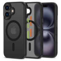 Tech-Protect MagMat Magsafe 3-set iPhone 16 Case - Matte Black