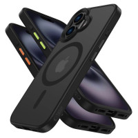 Tech-Protect MagMat Magsafe 3-set iPhone 16 Case - Matte Black
