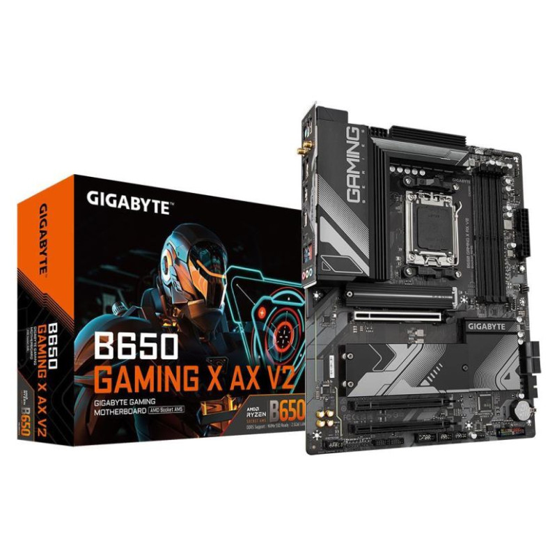 Gigabyte Mainboard|GIGABYTE|AMD B650|SAM5|ATX|Memory DDR5|Memory slots 4|1xPCI-Express 16x|1xPCI-Express 3.0 1x|3xM.2|1xHDMI|1xDisplayPort|3xUSB 2.0|4xUSB 3.2|1xUSB-C|1xPS/2|1xRJ45|3xAudio port|B650GAMINGXAXV21.2