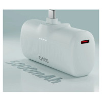 SBS EcoPower 5000 mAh 10W Powerbank with Built-in USB-C Port - Gray