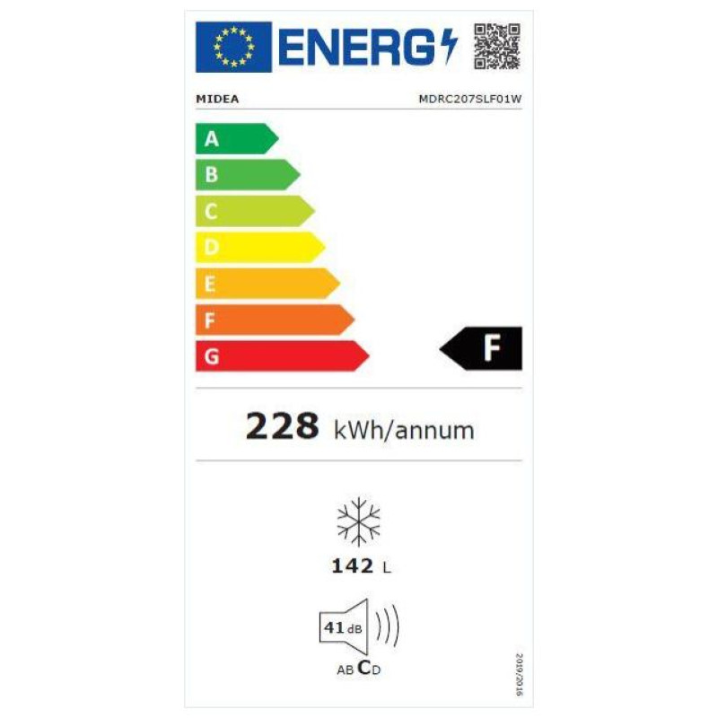 Midea MDRC207SLF01G (MCF150W) white