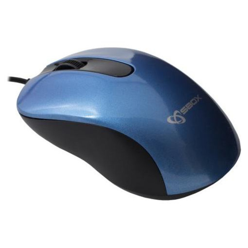 Sbox M-901 Optical Mouse  Blue
