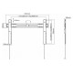 Sbox PLB-5746F Fixed Flat Screen LED TV Mount 37"-70" 35kg