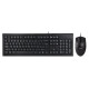 A4Tech 46009 Mouse & Keyboard KR-85550 Black