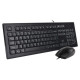 A4Tech 46009 Mouse & Keyboard KR-85550 Black