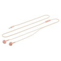 Tellur In-Ear Headset Fly, Noise Reduction Memory Foam Ear Plugs Pink