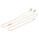 Tellur In-Ear Headset Fly, Noise Reduction Memory Foam Ear Plugs Pink