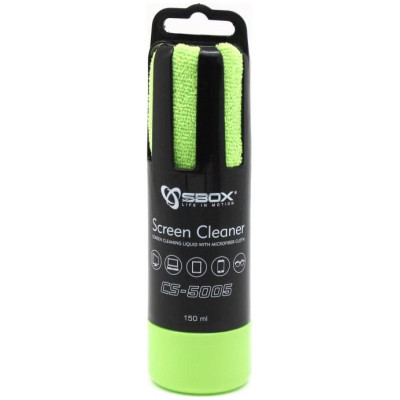 Sbox CS-5005G Screen Cleaner 150ml Green