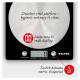 Salter 1036 BCFEU12 Disc Electronic Digital Kitchen Scales Black