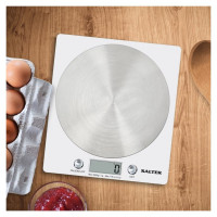 Salter 1036 WCFEU12 Disc Electronic Digital Kitchen Scales - White