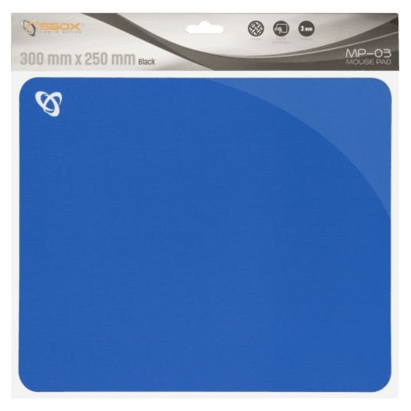 Sbox MP-03BL Gel Mouse Pad Blue