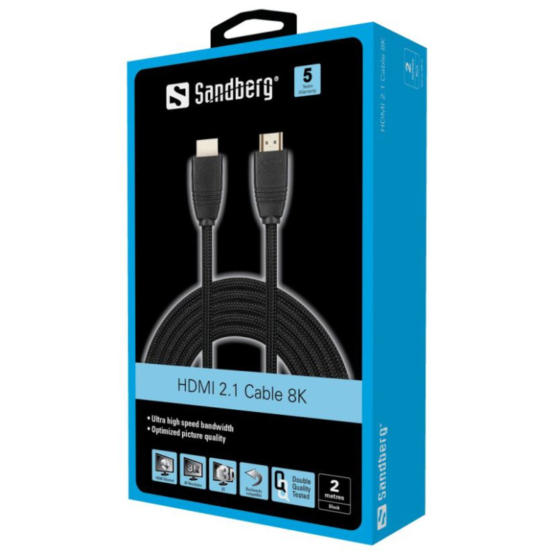 Sandberg 509-14 HDMI 2.1 8K Cable, 2M