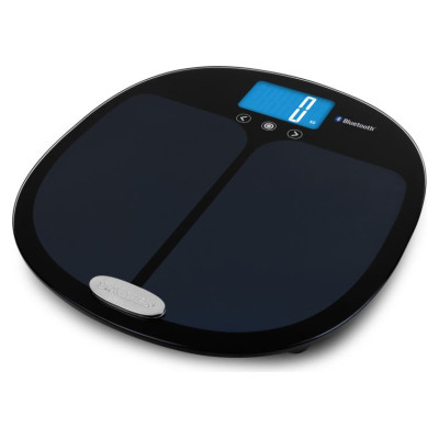 Salter 9192 BK3R Curve Bluetooth Smart Analyser Bathroom Scale black