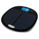 Salter 9192 BK3R Curve Bluetooth Smart Analyser Bathroom Scale black