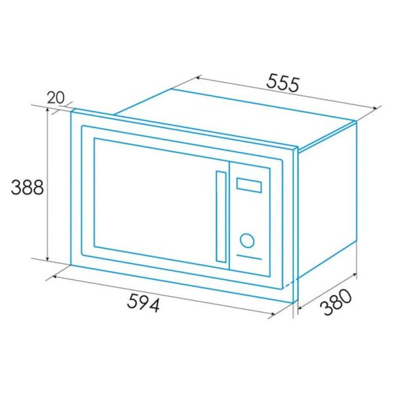 Edesa EMW-2530-IG WH