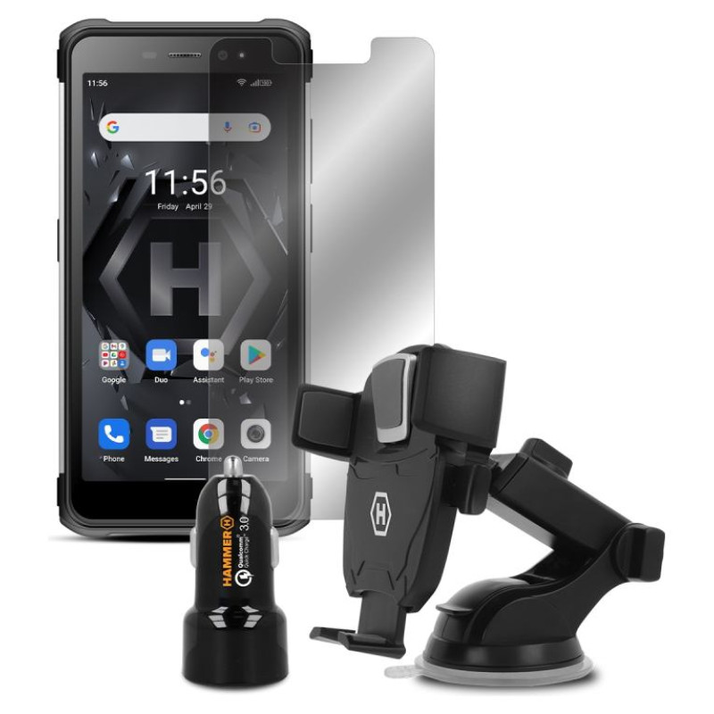 Myphone Hammer Iron 4 Dual silver Extreme pack