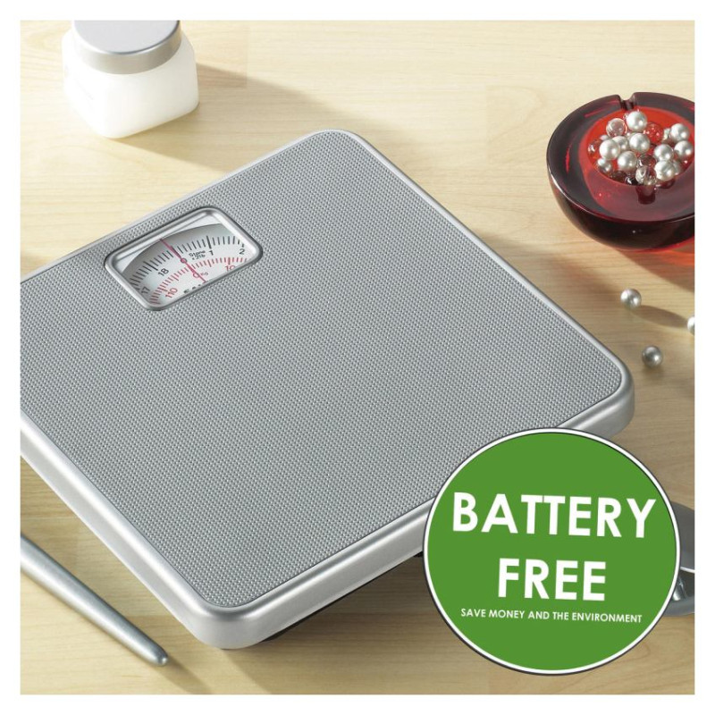 Salter 433 SFEU12 Mechanical Bathroom Scale Silver