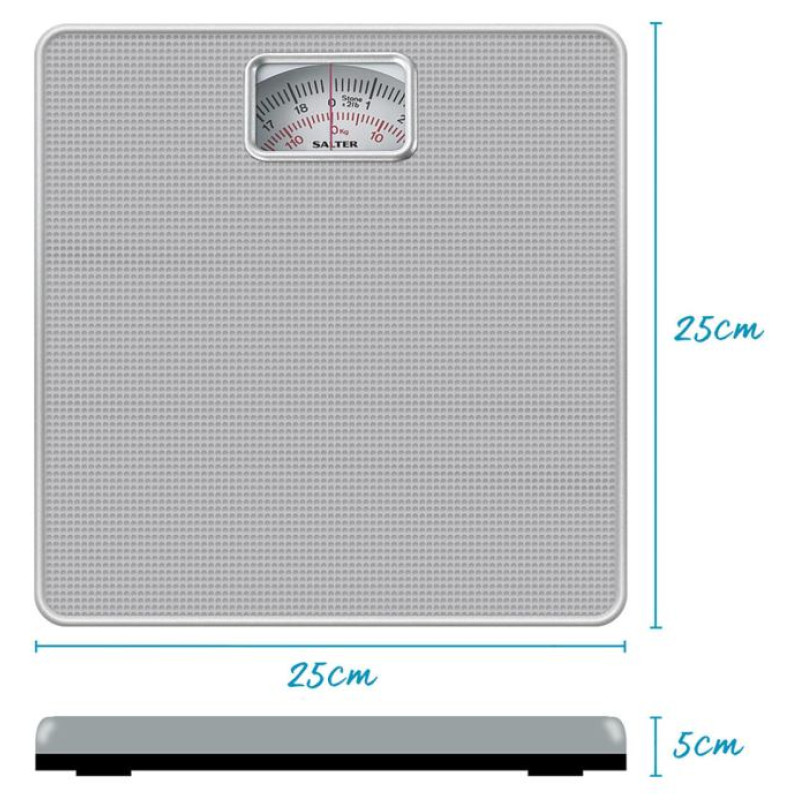 Salter 433 SFEU12 Mechanical Bathroom Scale Silver