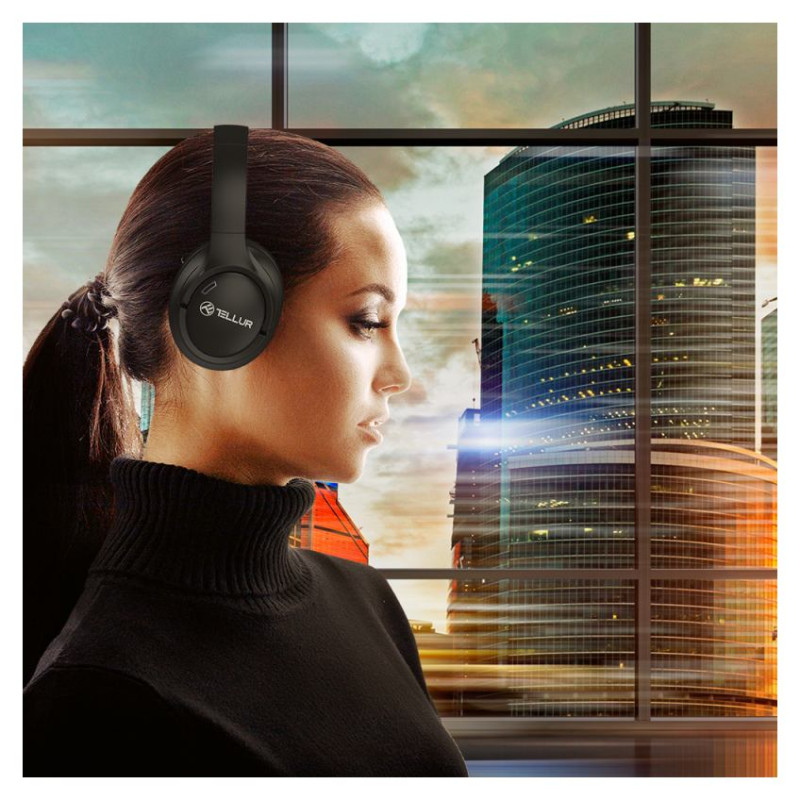 Tellur Vibe Bluetooth Over-Ear Headphones ANC
