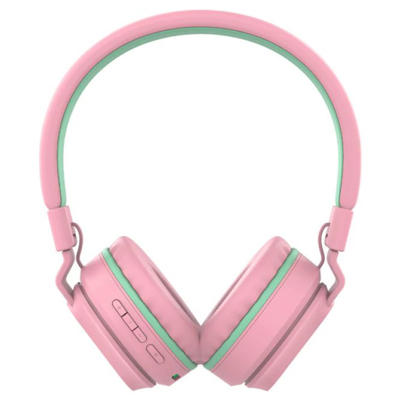 Tellur Buddy Bluetooth Over-Ear Headphones Pink