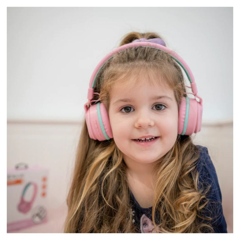 Tellur Buddy Bluetooth Over-Ear Headphones Pink