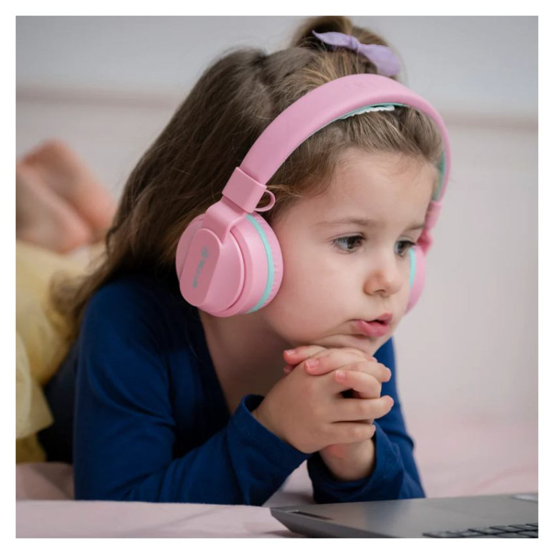 Tellur Buddy Bluetooth Over-Ear Headphones Pink