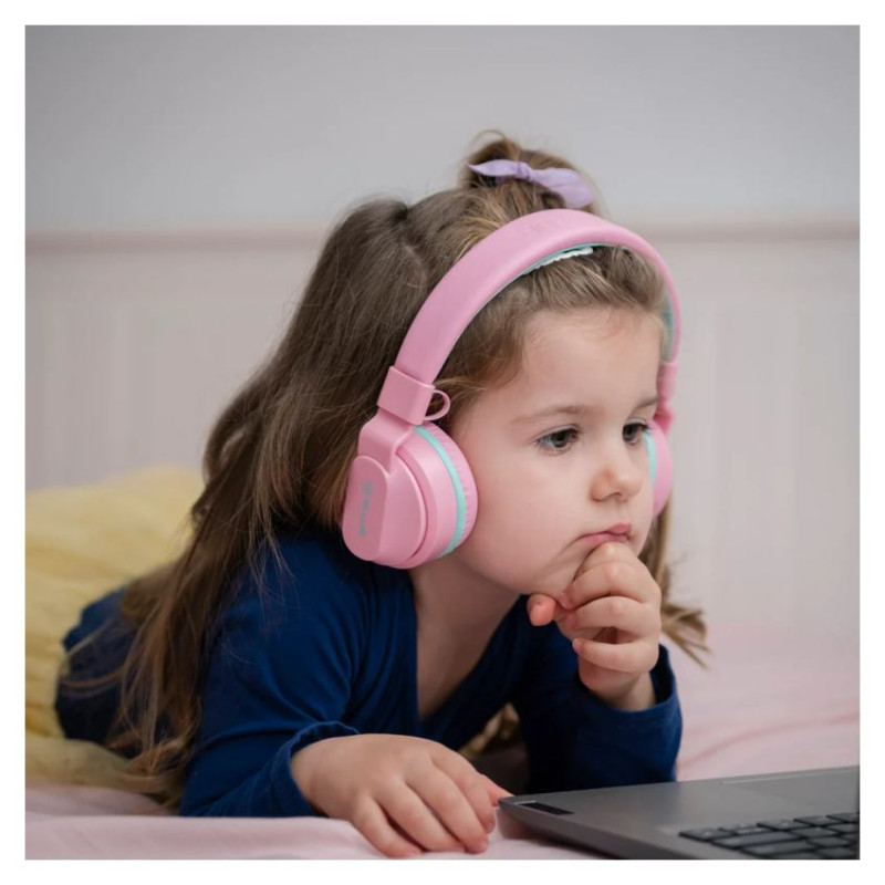 Tellur Buddy Bluetooth Over-Ear Headphones Pink