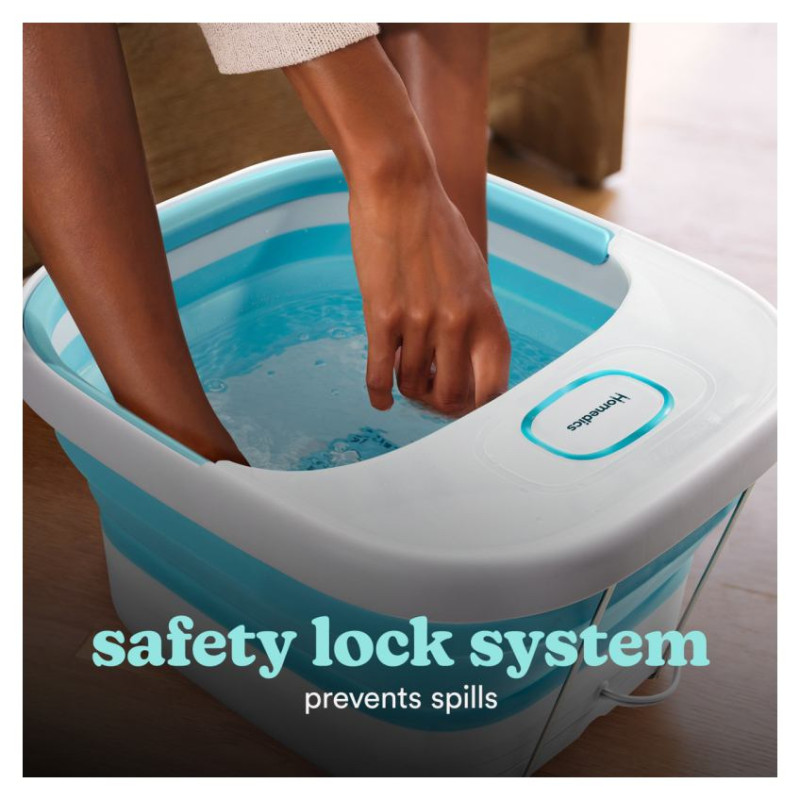 Homedics FB-70BL-EB Smart Space Collapsible Foot Spa