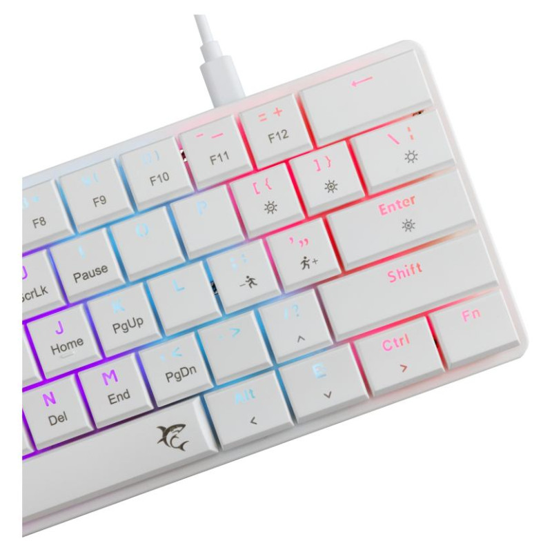 White Shark GK-006211 Nagamaki White-Mechanical-Red.SW