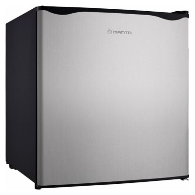 Manta MM515PSL Fridge 46L Silver inox/black
