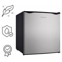 Manta MM515PSL Fridge 46L Silver inox/black