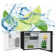 Manta MM515PSL Fridge 46L Silver inox/black