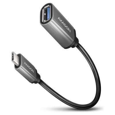 Axagon RUCM-AFAC USB 3.2 Gen 1 Type-C Male > Type-A Female, cable adapter 0,2m, 3A, ALU