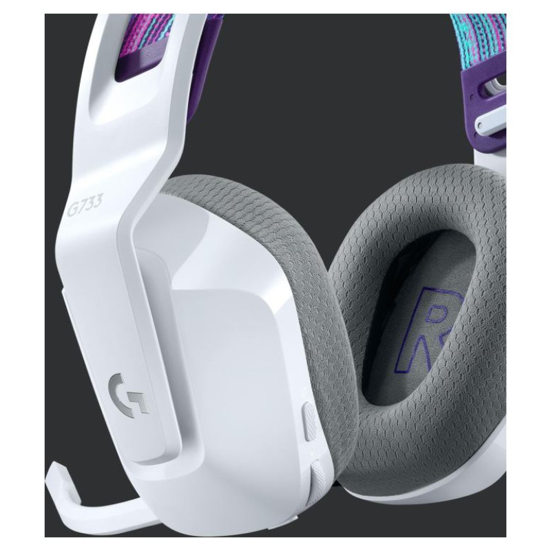 Logitech G733 LIGHTSPEED Wireless RGB Gaming Headset - WHITE