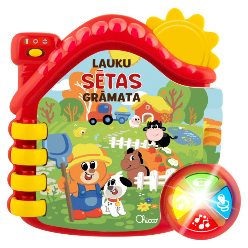 Chicco Interaktīva grāmata FERMA (Latvie&scaron;u val.)