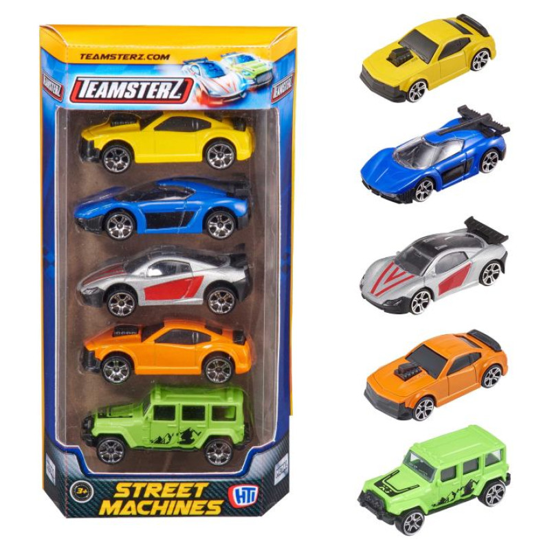 Teamsterz 7,5 cm Ielas auto, 5 gab.