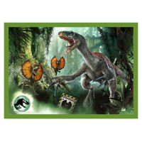 Trefl JURASSIC WORD Pužļu komplekts 4in1, 35+48+54+70 gab.