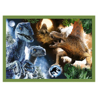 Trefl JURASSIC WORD Pužļu komplekts 4in1, 35+48+54+70 gab.