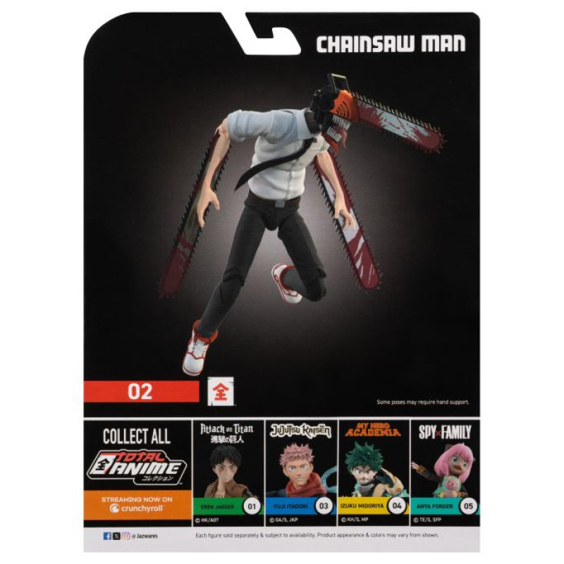 Total Anime Figūriņa ar izcili kustīgām locītavām, 15 cm