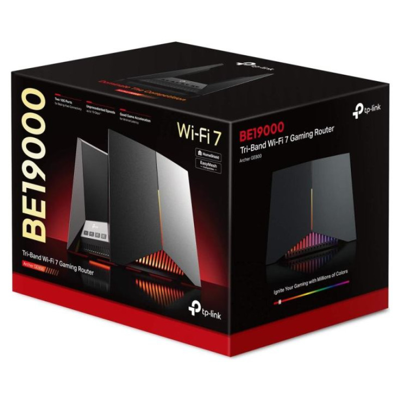 Tp-Link Wireless Router|TP-LINK|Router|19000 Mbps|LAN \ WAN ports 2|ARCHERGE800