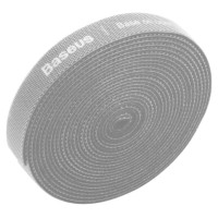 Baseus Rainbow Circle hook and loop Straps - Velcro tape Velcro cable organizer 3m gray (ACMGT-F0G)
