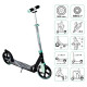 Muuwmi Aluminium Scooter skrejritenis 205 mm, tirkīza zils - AU 566