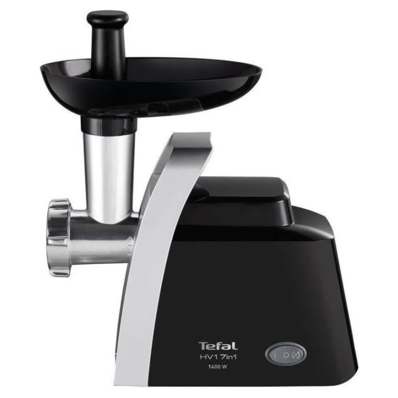 Tefal gaļas ma&scaron;īna,1400W, līdz 1,7kg/min ,melna-sudraba - NE1088